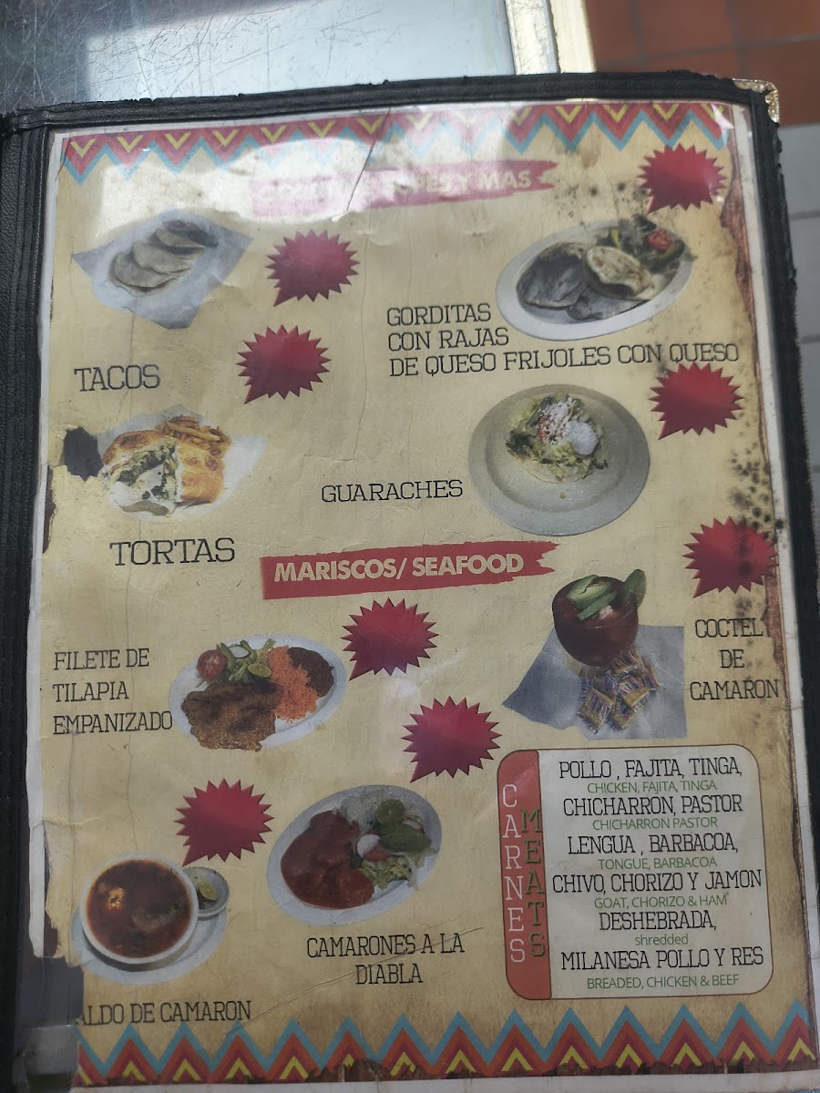 El Rinconcito Mexican Restaurant Menu - Image 1